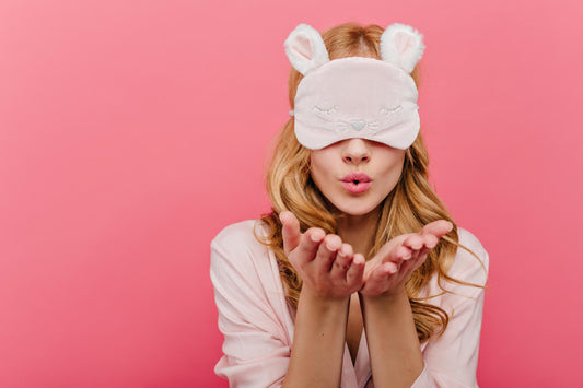 white eye mask