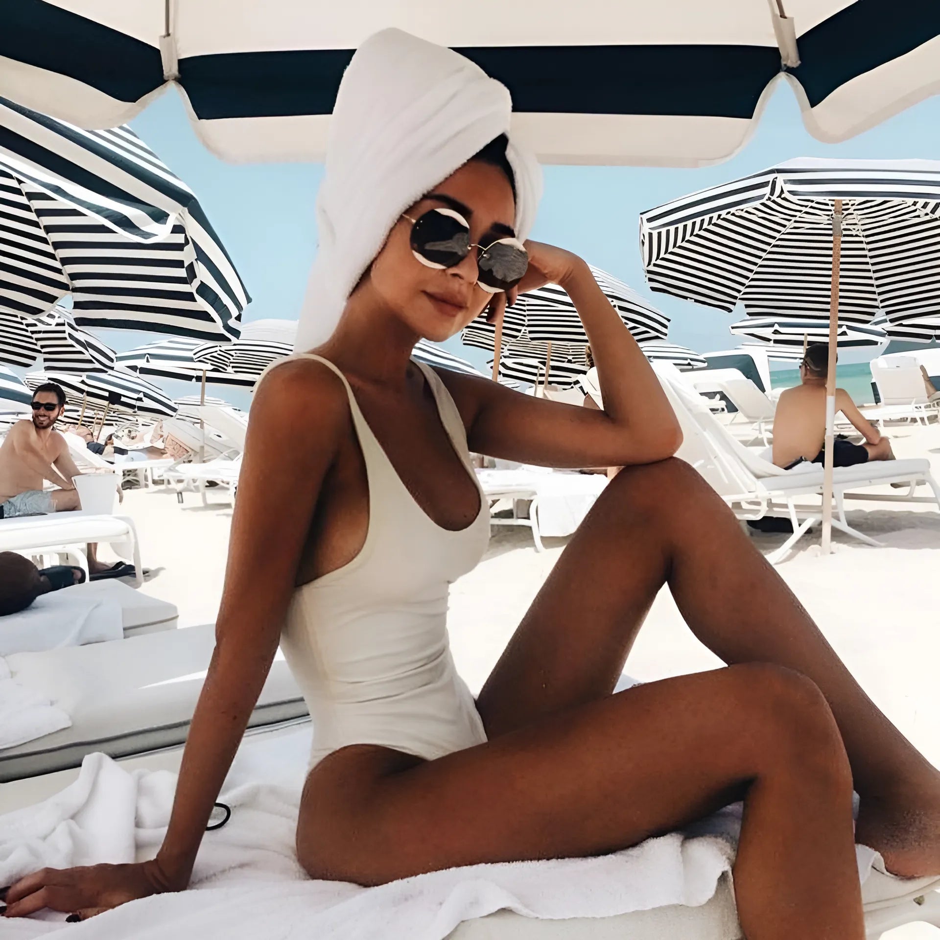 Backless One-Piece Swimsuit