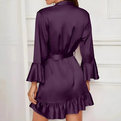 Frilled Robe Peniuar