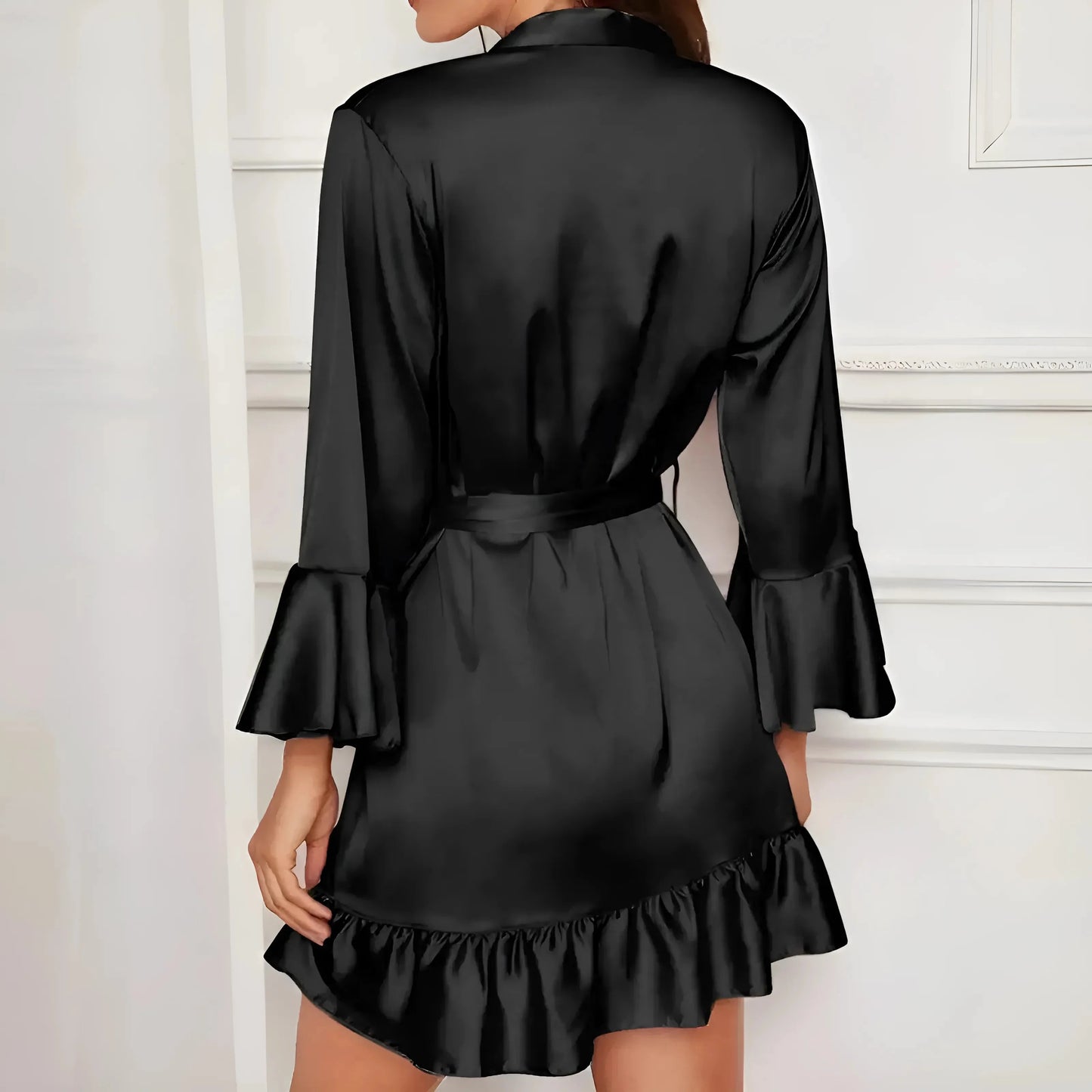 Frilled Robe Peniuar