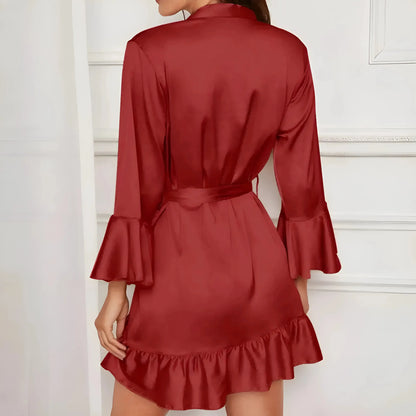 Frilled Robe Peniuar